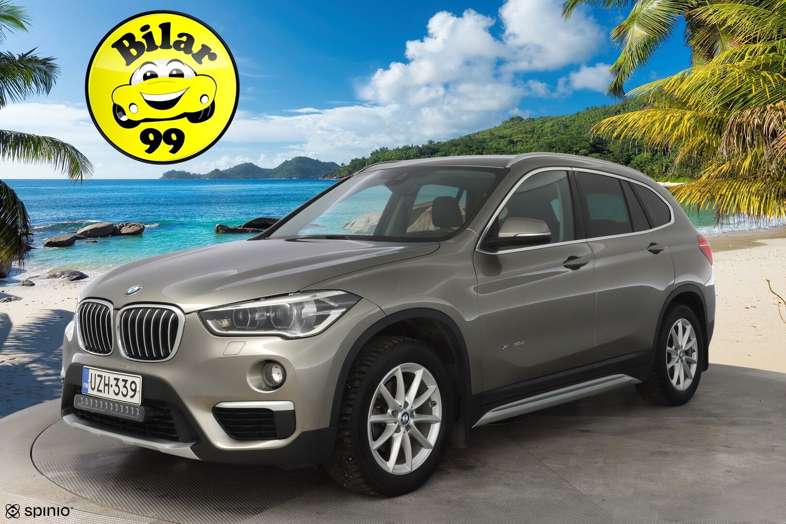 BMW X1 2016 F48 xDrive18d A Business xLine * Vakkari / Tutka / Koukku / Navi / Lohko * * - Suomi-auto / Kahdet renkaat alumiinivanteilla / Neliveto / Myydään juuri huollettuna!