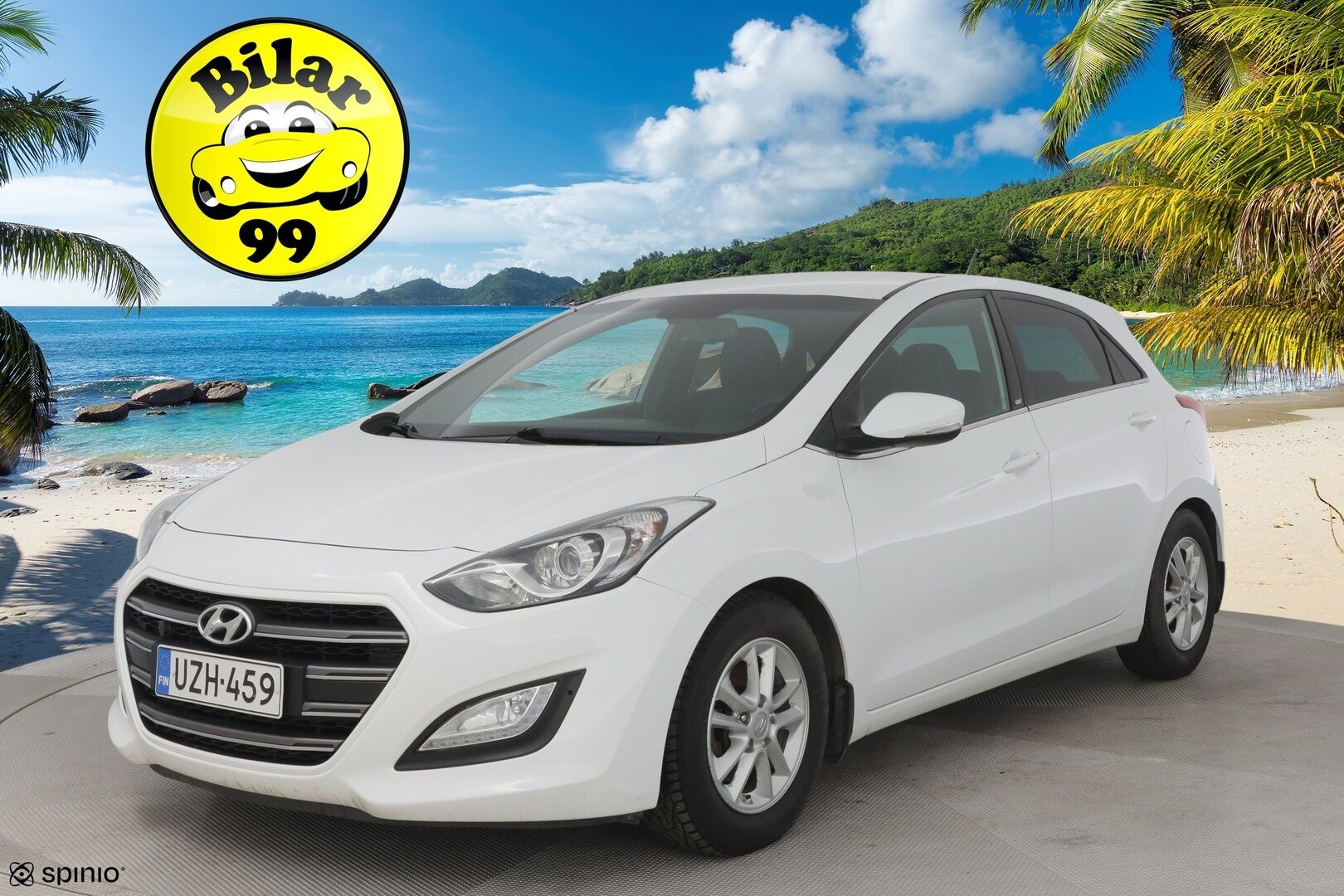 Hyundai i30 5d 2017 1,6 6MT ISG GO! * / Tutkat/ Ratinlämmitin/ Isofix/ Lohko * - Kahdet renkaat, Pienet kilometrit - Osta nyt, maksa vasta ensi vuonna