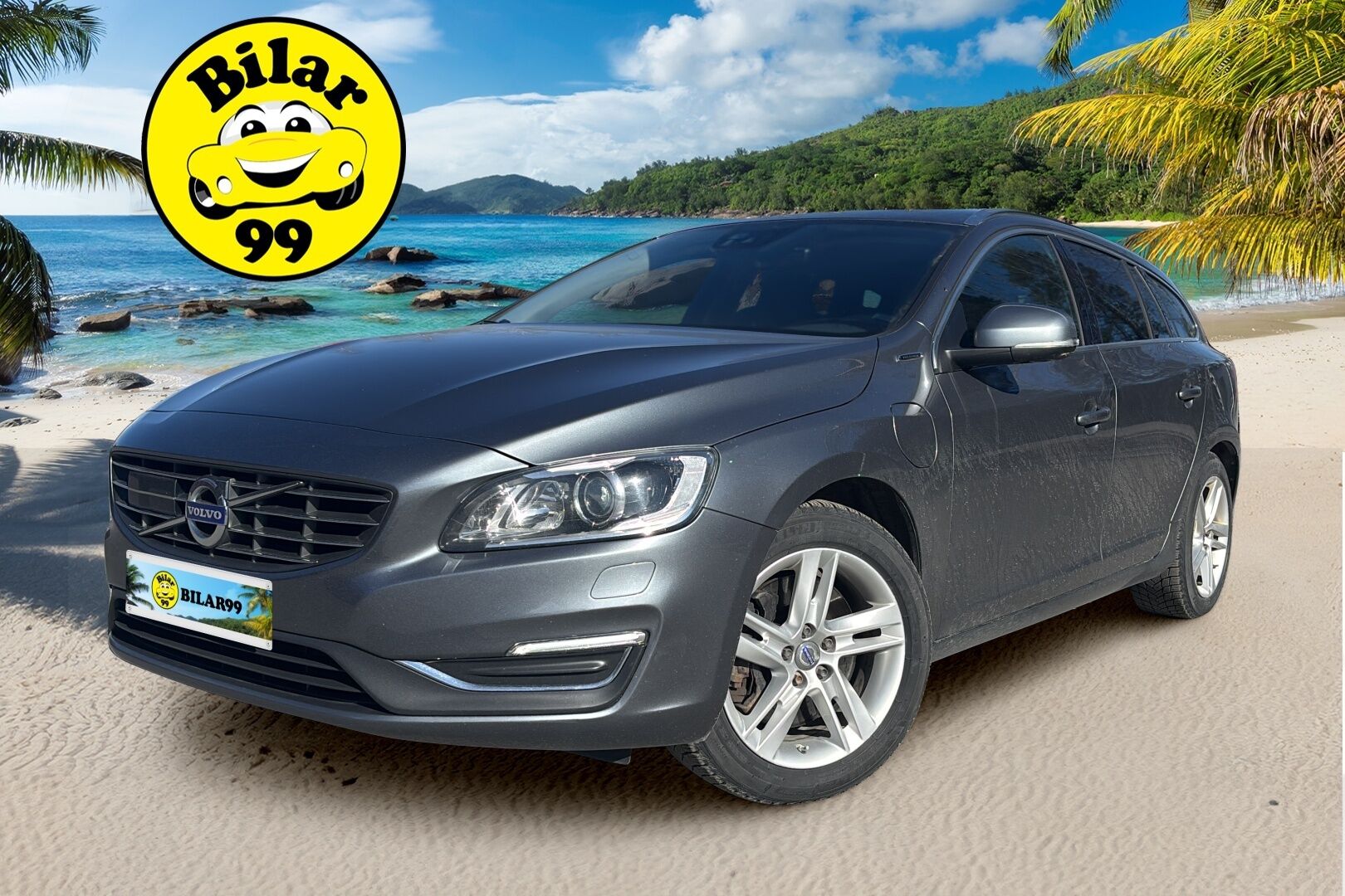 Volvo V60 2017 D5 AWD Twin Engine Classic Summum - YritysOutlet - Myydään vain yrityksille - Täysnahat / Muistipenkkit / Keyelss GO / Sensus navi / Harman Kardon / VOC / Digimittaristo / Kaukovaloautomatiikka / Vetokoukku 