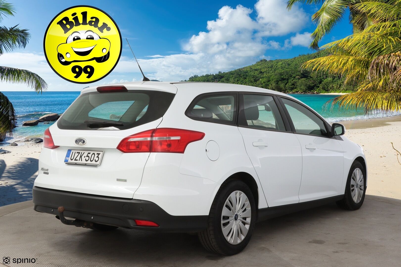 Ford Focus 2016 1,0 EcoBoost 125 hv Start/Stop A6 Trend Wagon * Koukku / Vakionopeudensäädin / Ilmastointi / P-Tutkat * - * Yhdellä omistajalla ollut 2025 asti, siisti yksilö asiallisilla varusteilla *
