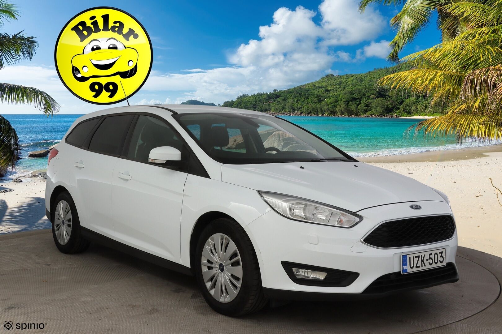 Ford Focus 2016 1,0 EcoBoost 125 hv Start/Stop A6 Trend Wagon * Koukku / Lämm. tuulilasi / Vakkari / Ilmastointi / P-Tutkat * - * Jakopää vaihdettu 7/25! Siisti yksilö asiallisilla varusteilla * 