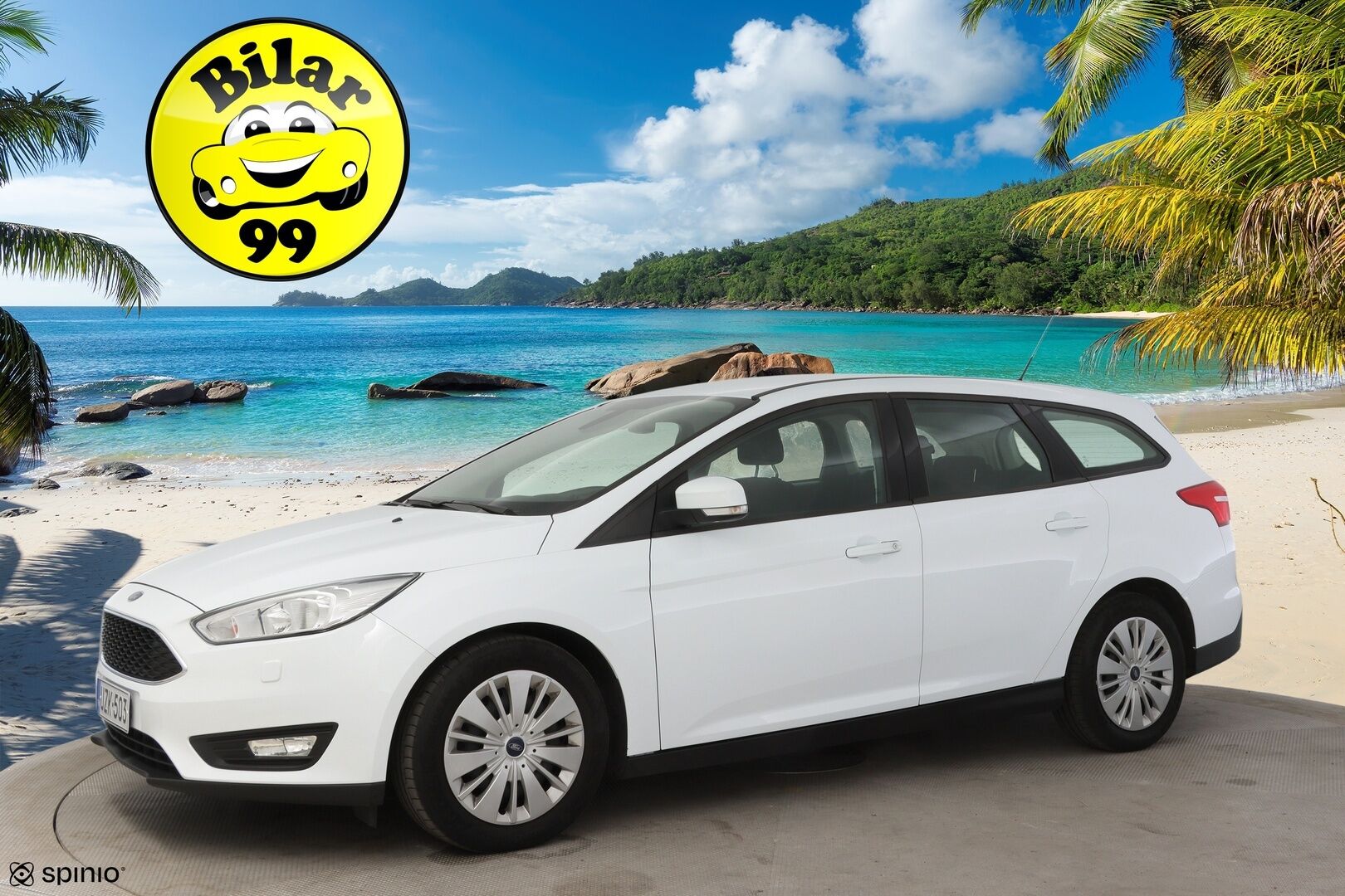 Ford Focus 2016 1,0 EcoBoost 125 hv Start/Stop A6 Trend Wagon * Koukku / Vakionopeudensäädin / Ilmastointi / P-Tutkat * - * Yhdellä omistajalla ollut 2025 asti, siisti yksilö asiallisilla varusteilla *