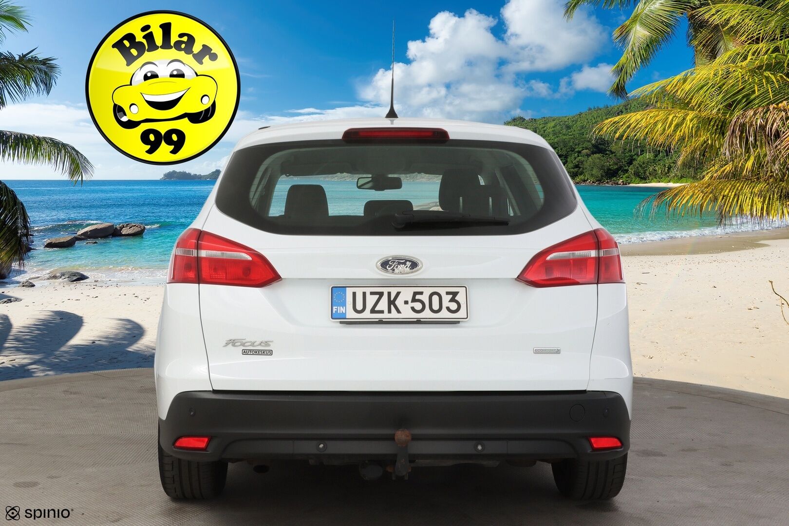 Ford Focus 2016 1,0 EcoBoost 125 hv Start/Stop A6 Trend Wagon * Koukku / Vakionopeudensäädin / Ilmastointi / P-Tutkat * - * Yhdellä omistajalla ollut 2025 asti, siisti yksilö asiallisilla varusteilla *