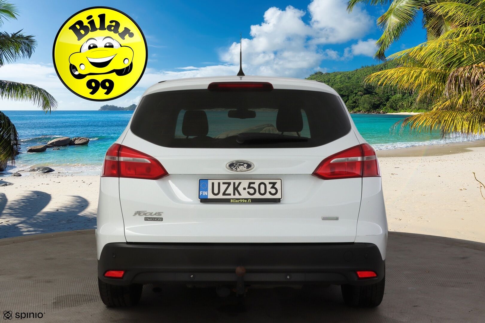 Ford Focus 2016 1,0 EcoBoost 125 hv Start/Stop A6 Trend Wagon * Koukku / Lämm. tuulilasi / Vakkari / Ilmastointi / P-Tutkat * - * Jakopää vaihdettu 7/25! Siisti yksilö asiallisilla varusteilla * 