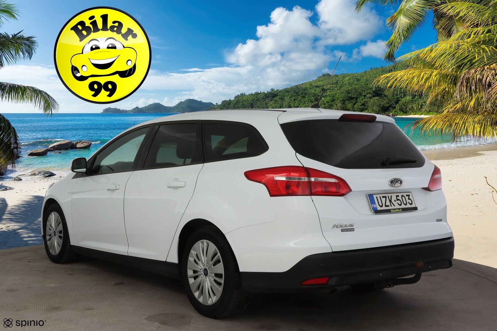 Ford Focus 2016 1,0 EcoBoost 125 hv Start/Stop A6 Trend Wagon * Koukku / Lämm. tuulilasi / Vakkari / Ilmastointi / P-Tutkat * - * Jakopää vaihdettu 7/25! Siisti yksilö asiallisilla varusteilla * 