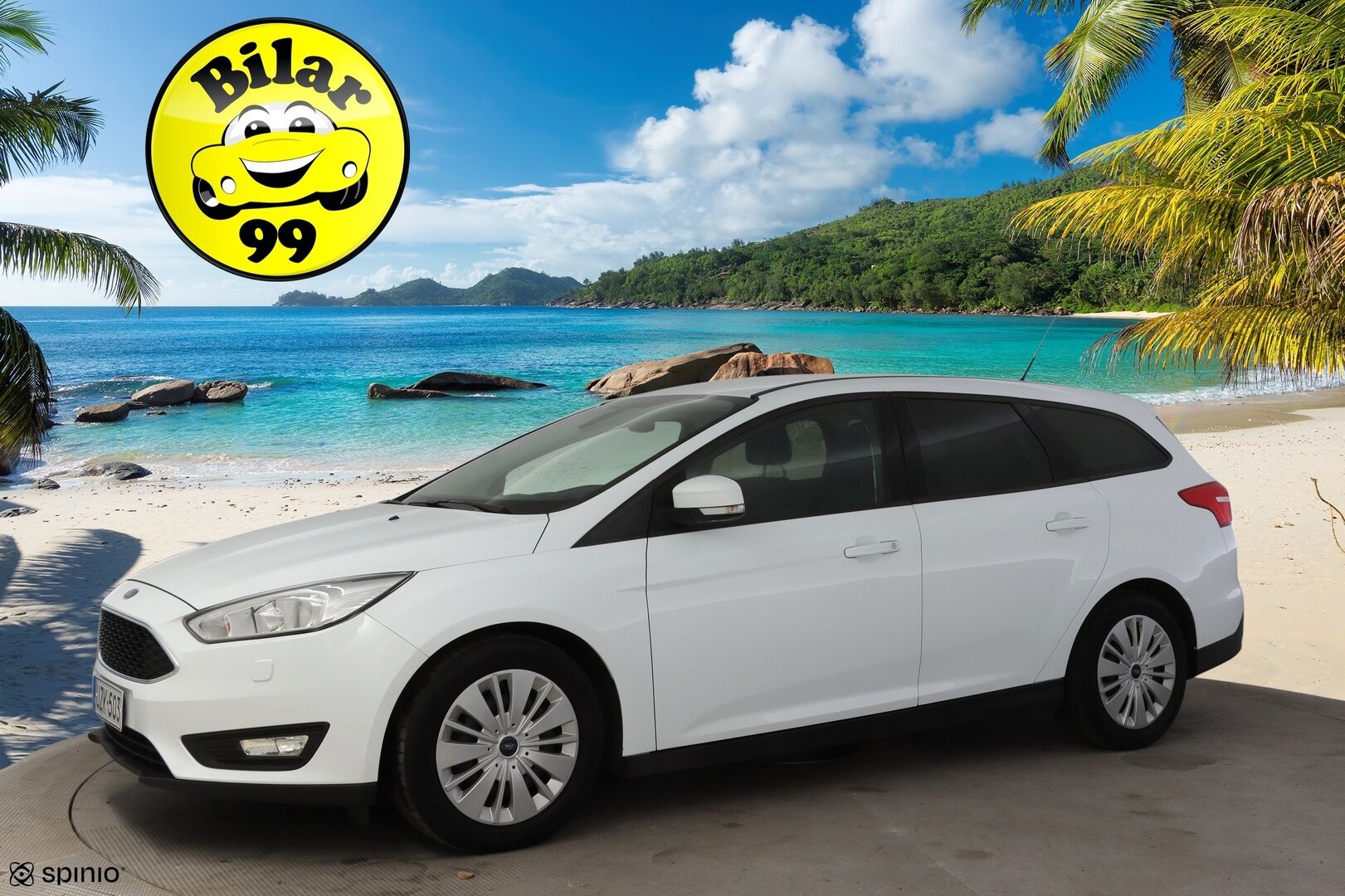 Ford Focus 2016 1,0 EcoBoost 125 hv Start/Stop A6 Trend Wagon * Koukku / Lämm. tuulilasi / Vakkari / Ilmastointi / P-Tutkat * - * Jakopää vaihdettu 7/25! Siisti yksilö asiallisilla varusteilla * 