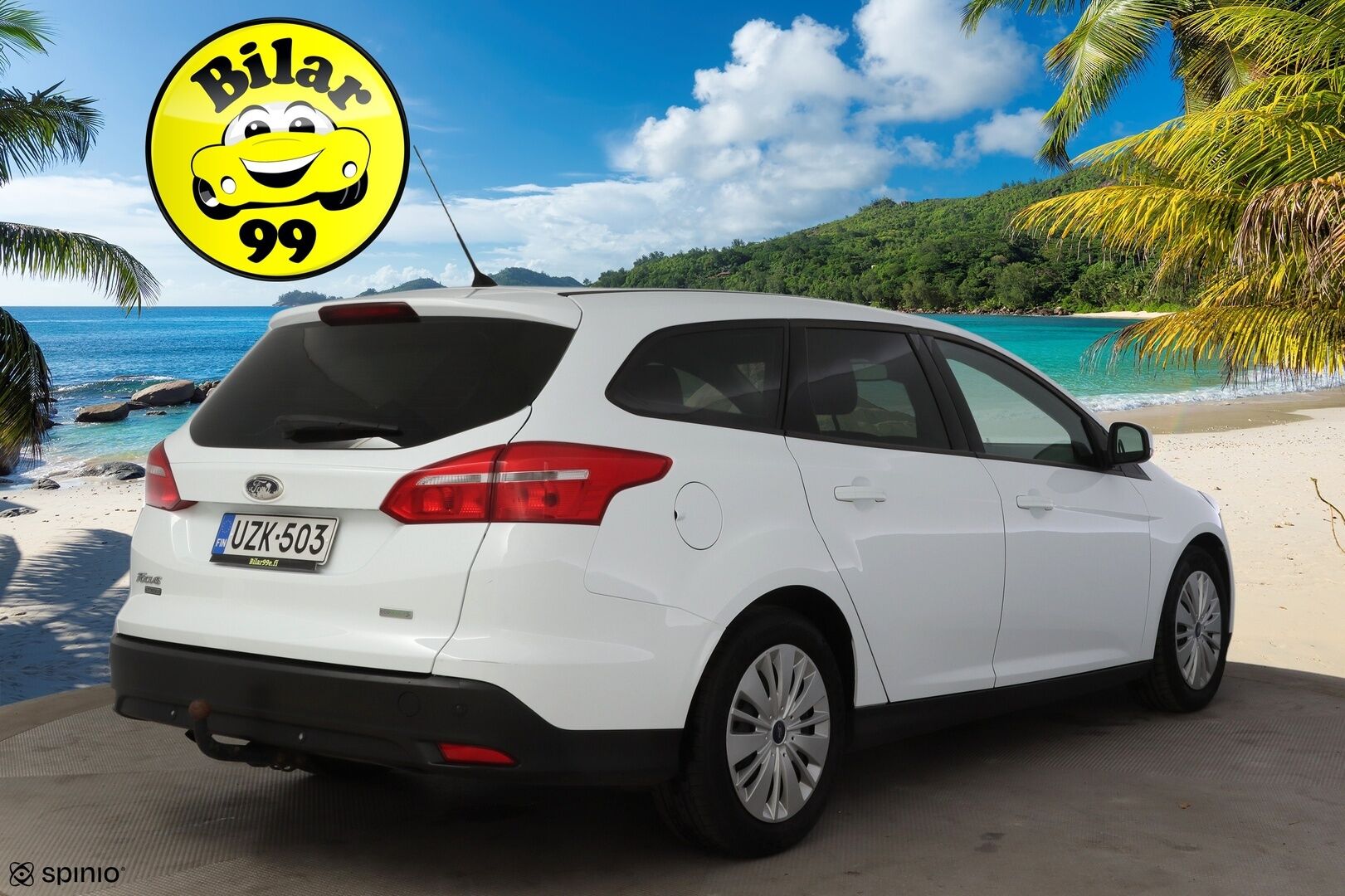 Ford Focus 2016 1,0 EcoBoost 125 hv Start/Stop A6 Trend Wagon * Koukku / Lämm. tuulilasi / Vakkari / Ilmastointi / P-Tutkat * - * Jakopää vaihdettu 7/25! Siisti yksilö asiallisilla varusteilla * 