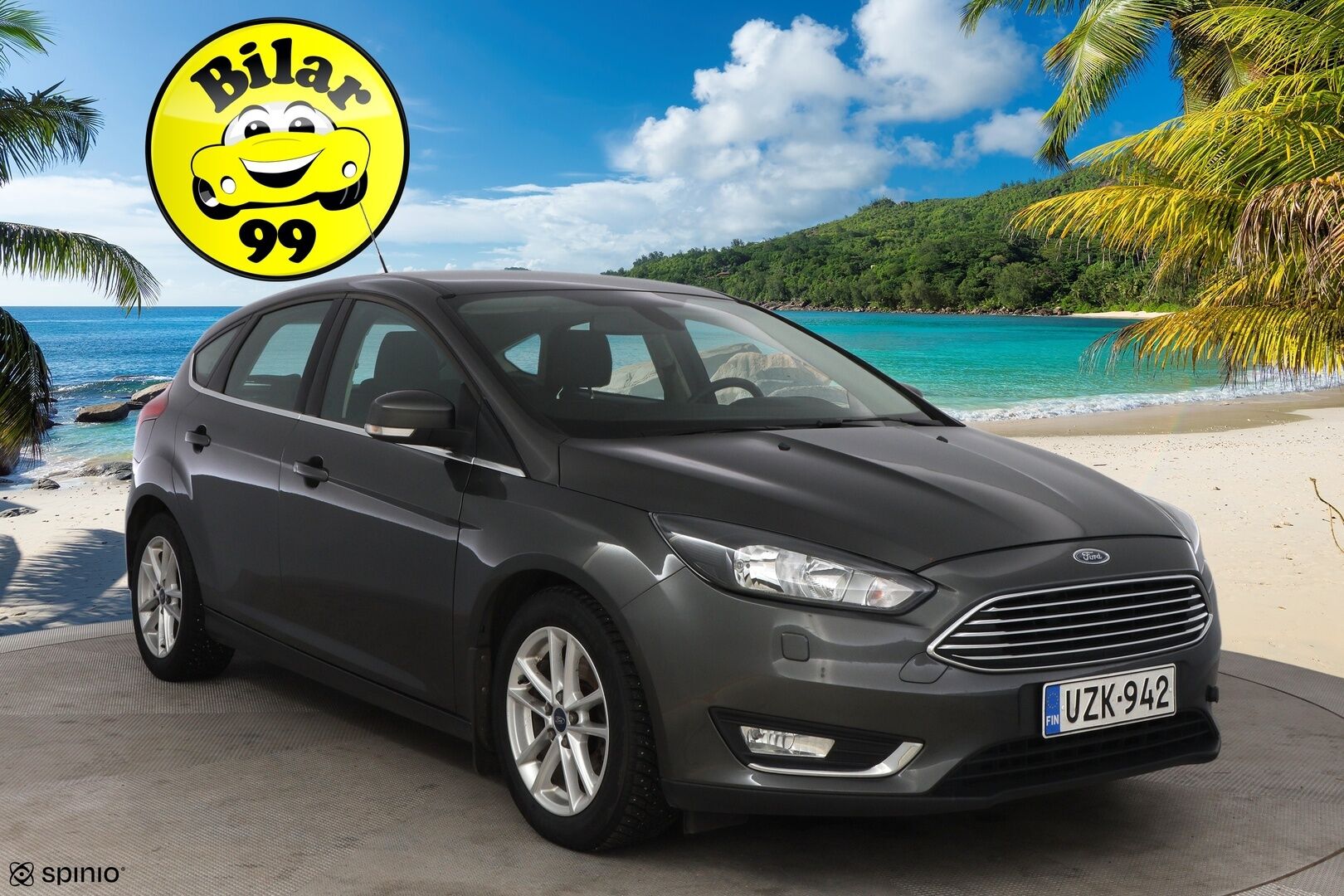 Ford Focus 2016 1,5 EcoBoost 182 hv Start/Stop M6 Titanium 5-ovinen * Vetokoukku / Lohko & Sisäpistoke / Vakkari / Lämpölasi / Vetokoukku! - Suomiauto / Hyvin huollettu / 2x Hyvät renkaat!