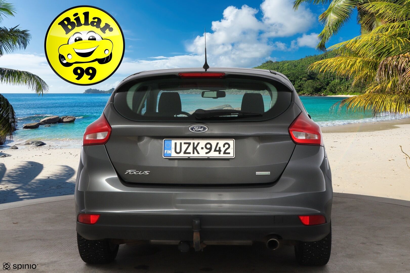 Ford Focus 2016 1,5 EcoBoost 182 hv Start/Stop M6 Titanium 5-ovinen * Vetokoukku / Lohko & Sisäpistoke / Vakkari / Lämpölasi / Vetokoukku! - Suomiauto / Hyvin huollettu / 2x Hyvät renkaat!