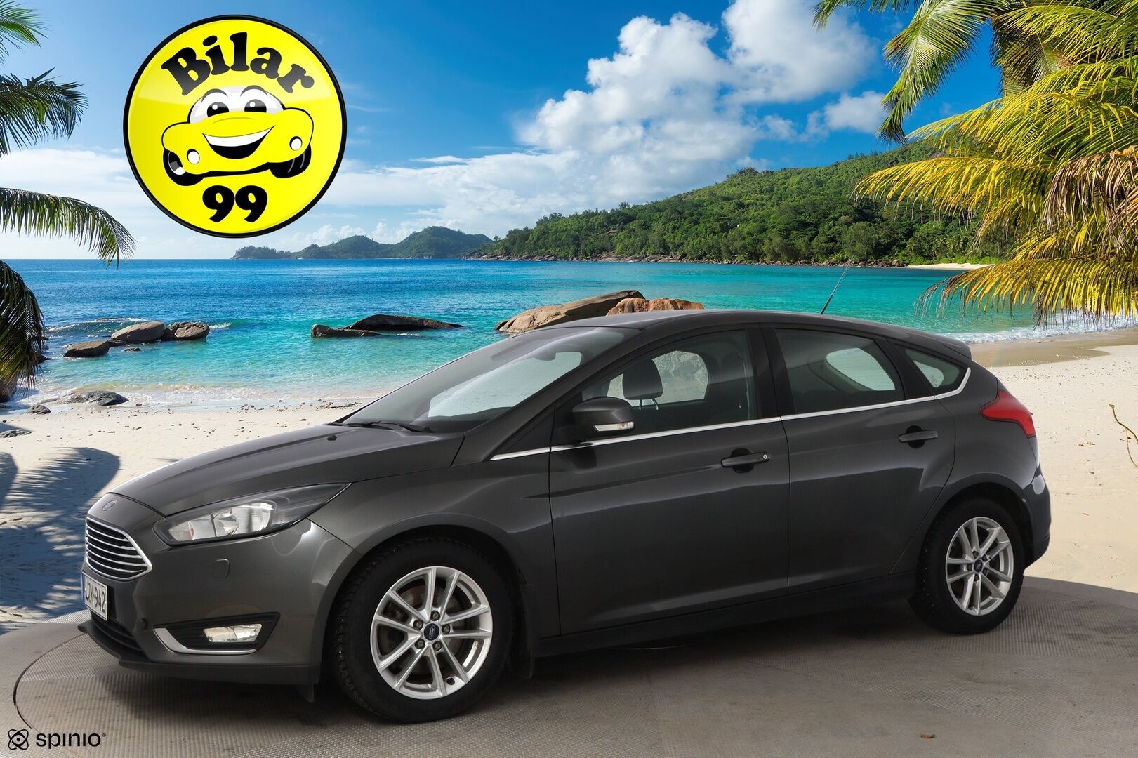 Ford Focus 2016 1,5 EcoBoost 182 hv Start/Stop M6 Titanium 5-ovinen * Vetokoukku / Lohko & Sisäpistoke / Vakkari / Lämpölasi / Vetokoukku! - Suomiauto / Hyvin huollettu / 2x Hyvät renkaat!