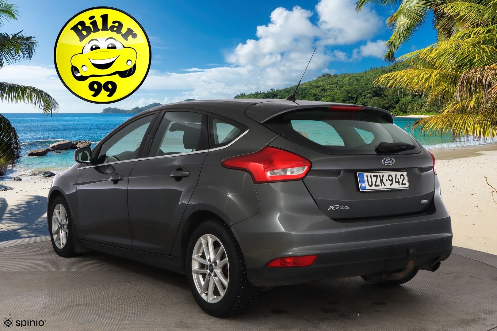 Ford Focus 2016 1,5 EcoBoost 182 hv Start/Stop M6 Titanium 5-ovinen * Vetokoukku / Lohko & Sisäpistoke / Vakkari / Lämpölasi / Vetokoukku! - Suomiauto / Hyvin huollettu / 2x Hyvät renkaat!
