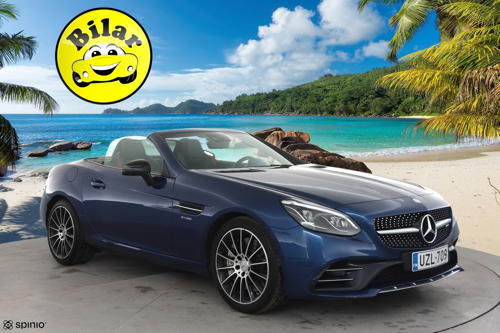 Mercedes-Benz SLC 2016 AMG  43 A - | ILS-LED | Puolinahat | Vakkari | Bluetooth | Sporttipenkit | Suomi-auto |
