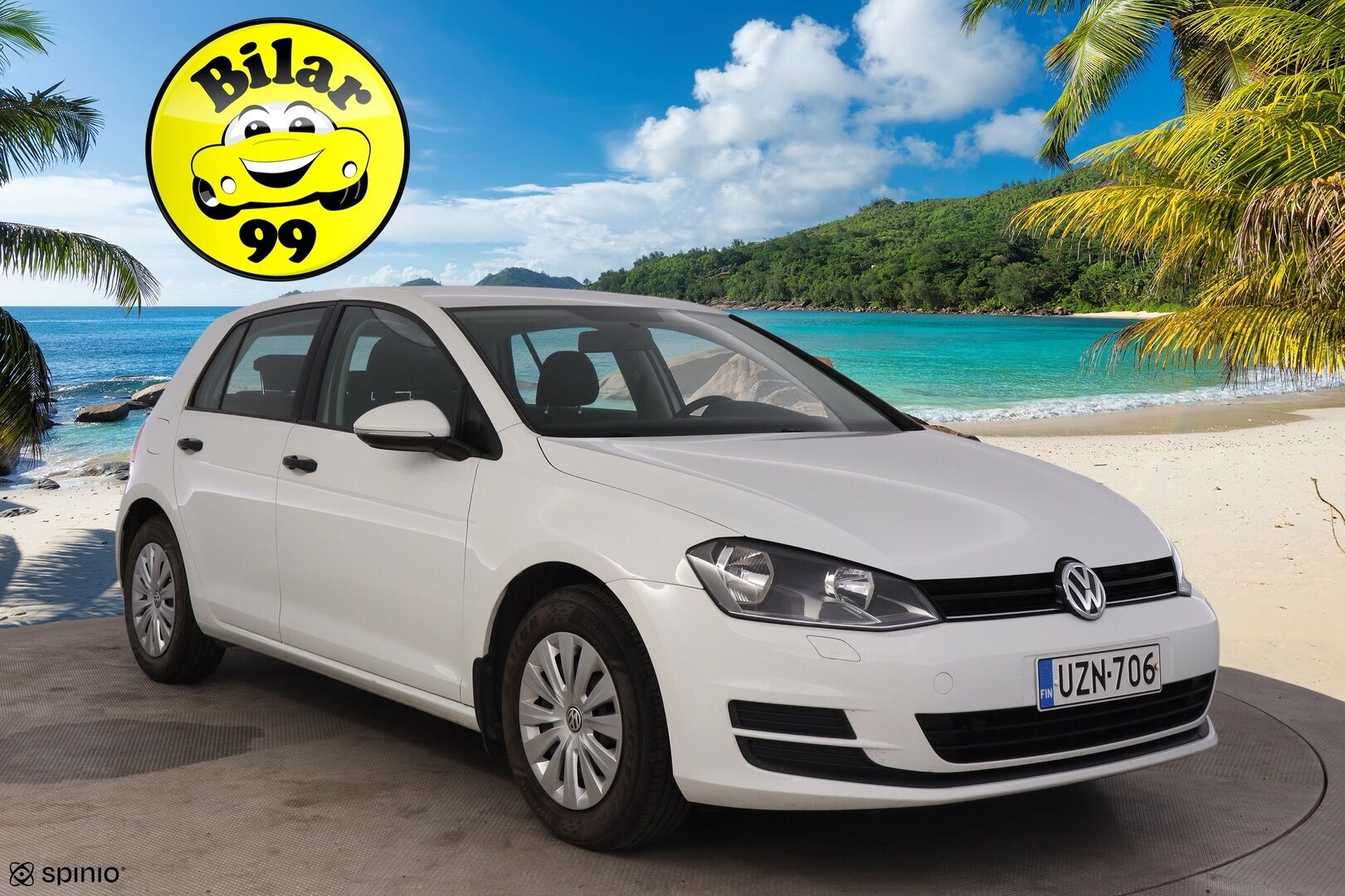 Volkswagen Golf 2017 Luxline 1,2 TSI 63 kW (85 hv) *Suomi-Auto / Lohkolämmitin / Vakkari / Ilmastointi / Bluetooth* - Särmällä huoltohistorialla! / Continental nastarenkaat / Hyvä kuntoinen sisältä ja päältä