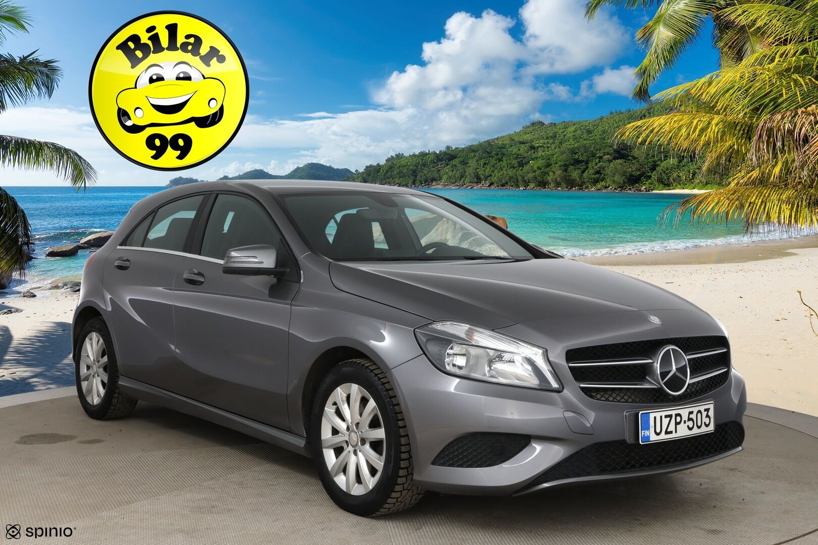 Mercedes-Benz A 2013 180 BE / Metalliväri / Puolinahkasisusta / Bluetooth / Lohkolämmitin