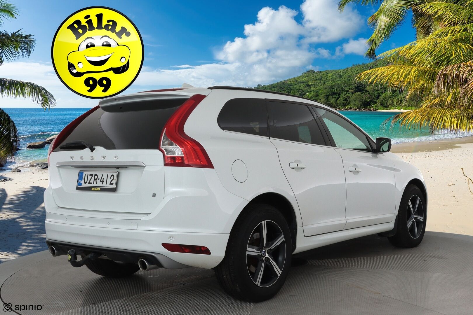Volvo XC60 2017 D4 AWD Classic R-Design **Huippuvarusteet! / Panorama / ACC / Webasto / Koukku / P.kamera / Muistipenkki / DVD-soitin** - 2-om. Suomi-auto / High Performance Audio / Navi / BLIS / Keyless / VOC / Kahdet renkaat aluvanteilla