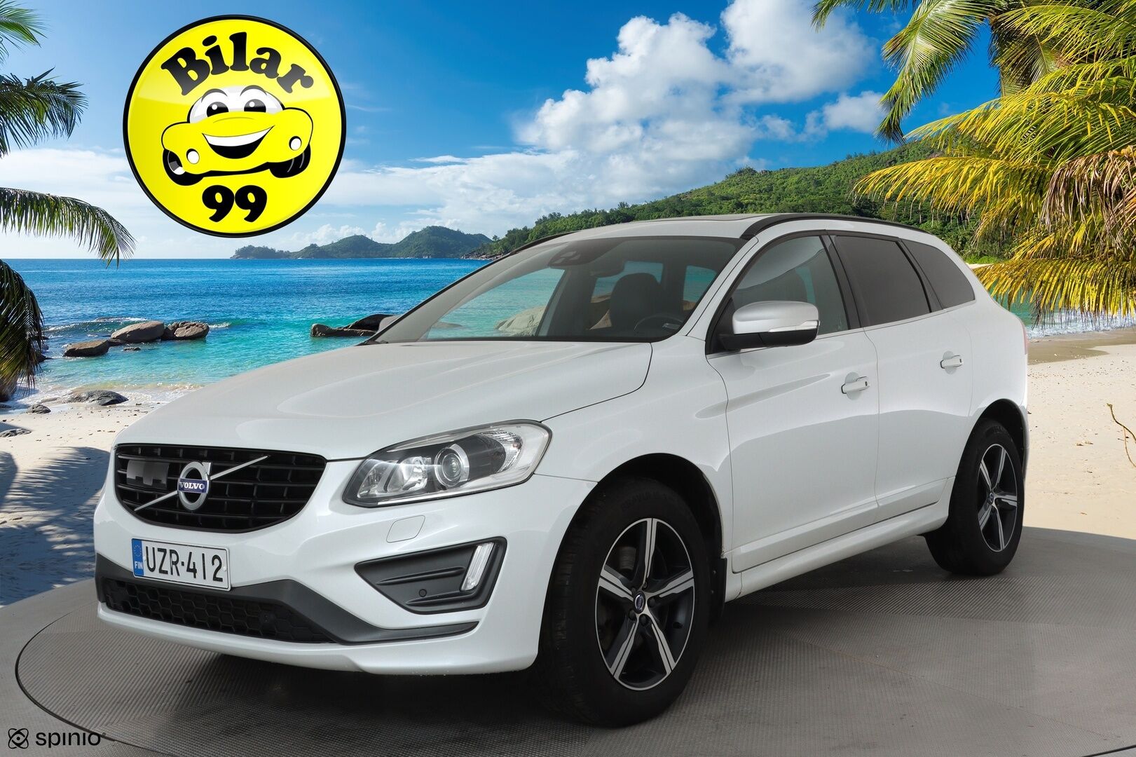 Volvo XC60 2017 D4 AWD Classic R-Design **Huippuvarusteet! / Panorama / ACC / Webasto / Koukku / P.kamera / Muistipenkki / DVD-soitin** - 2-om. Suomi-auto / High Performance Audio / Navi / BLIS / Keyless / VOC / Kahdet renkaat aluvanteilla