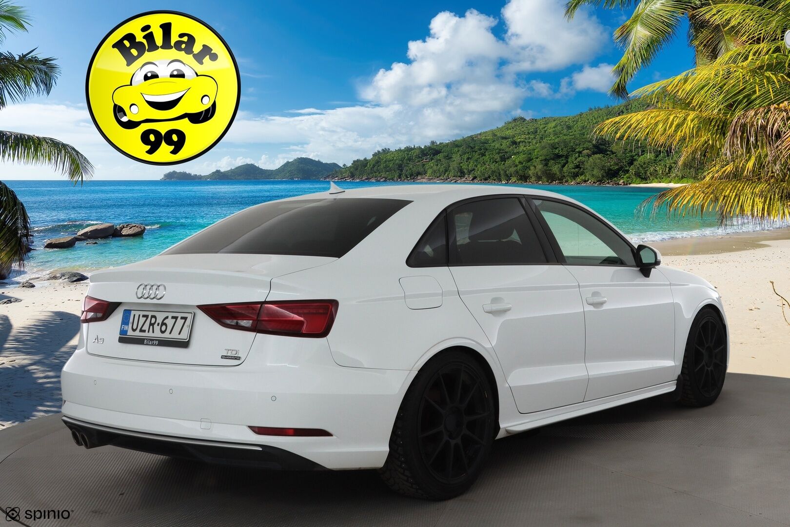 Audi A3 2017 Sedan Land of quattro Edition 2,0 TDI 135 kW quattro S tronic * Lohkolämmitin / Matrix-LED / P.tutka / Vakkari / Bluetooth * - Apple&Android / Sportpenkit / Suomi-auto / Kahdet renkaat aluvanteilla