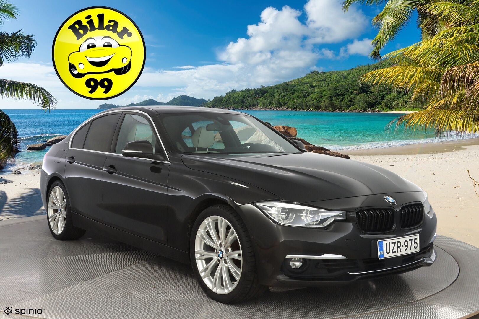 BMW 330 2016 F30 Sedan 330e A Business Luxury *ACC / H&K / 360° / HUD / Prof.Navi / Lasikattoluukku* - Kahdet renkaat vanteilla / Juuri katsastettu