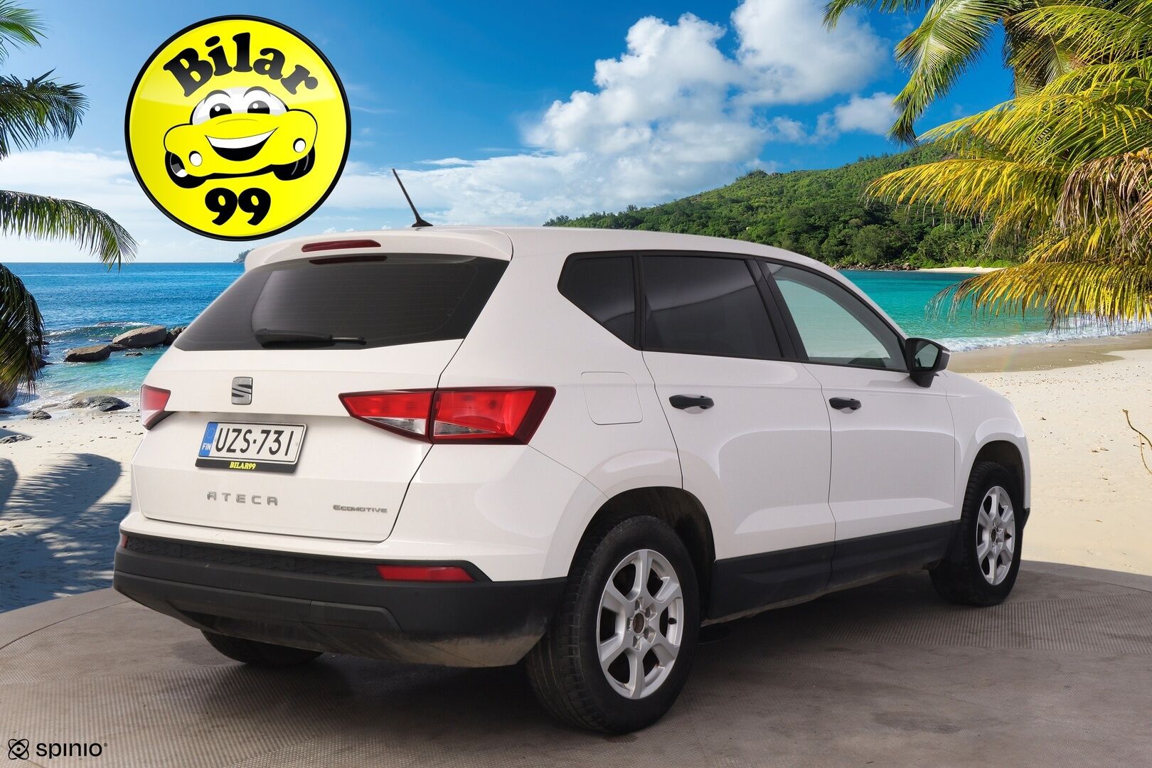 Seat Ateca 2017 1,6 TDI 115 Reference *Vakkari / Lohkolämmitin / Tutkat takana* - Juuri huollettu!