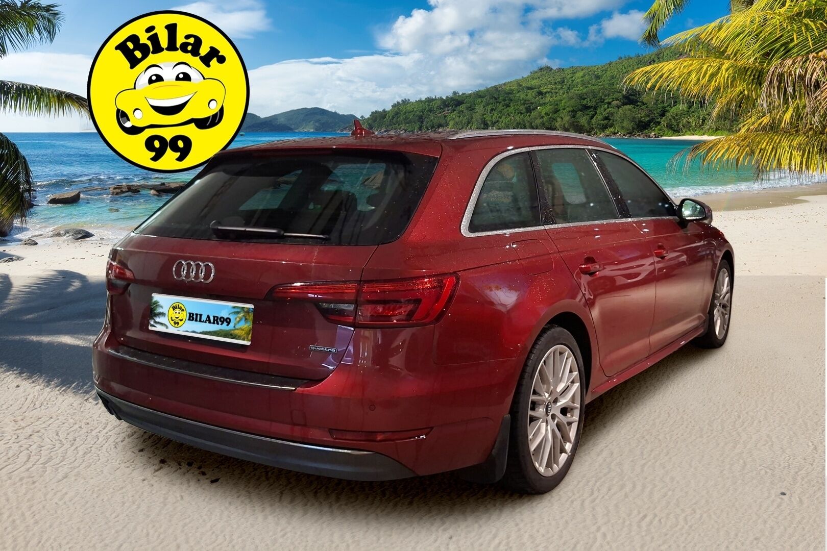 Audi A4 2017 Avant Business Sport 3,0 TDI 200 kW quattro ** Digimittaristo / Webasto / ACC / B&O / Panorama / HUD / 360° / Koukku ** - Todella maukas väri! / Ruskeat nahat! / Väkivahva mutta taloudellinen moottori! 