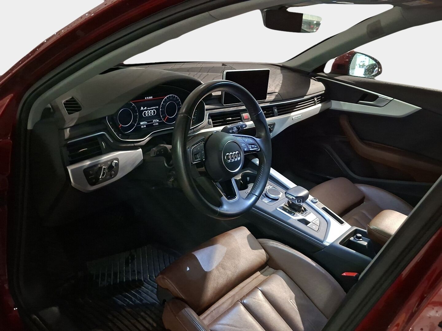 Audi A4 2017 Avant Business Sport 3,0 TDI 200 kW quattro ** Digimittaristo / Webasto / ACC / B&O / Panorama / HUD / 360° / Koukku ** - Todella maukas väri! / Ruskeat nahat! / Väkivahva mutta taloudellinen moottori! 