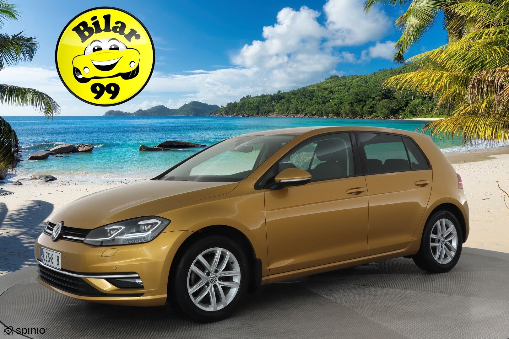 Volkswagen Golf 2017 Highline 1,4 TSI 92kW **ACC / Webasto / LED / Navi / P.kamera / KeylessGo / Digimittaristo** - Suomi-auto / Kahdet renkaat aluvanteilla