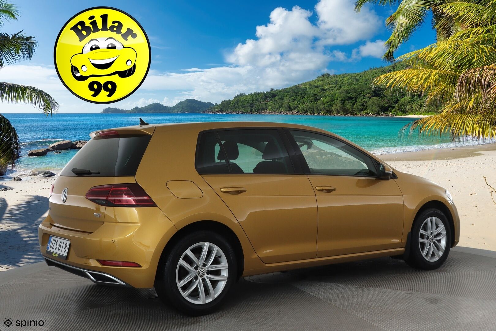 Volkswagen Golf 2017 Highline 1,4 TSI 92kW **ACC / Webasto / LED / Navi / P.kamera / KeylessGo / Digimittaristo** - Suomi-auto / Kahdet renkaat aluvanteilla