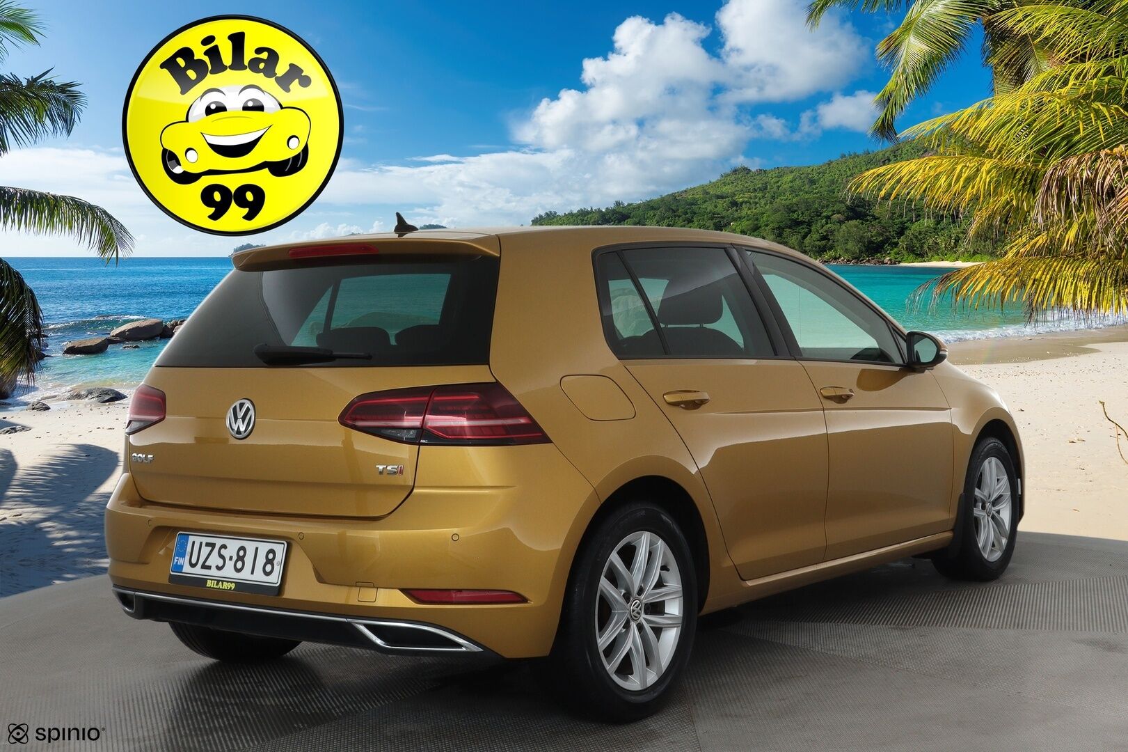 Volkswagen Golf 2017 Highline 1,4 TSI 92kW **ACC / Webasto / LED / Navi / P.kamera / KeylessGo / Digimittaristo** - Suomi-auto / Kahdet renkaat aluvanteilla