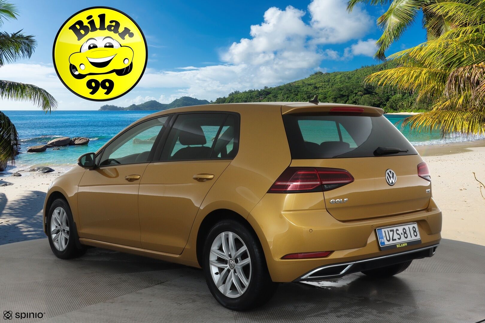 Volkswagen Golf 2017 Highline 1,4 TSI 92kW **ACC / Webasto / LED / Navi / P.kamera / KeylessGo / Digimittaristo** - Suomi-auto / Kahdet renkaat aluvanteilla
