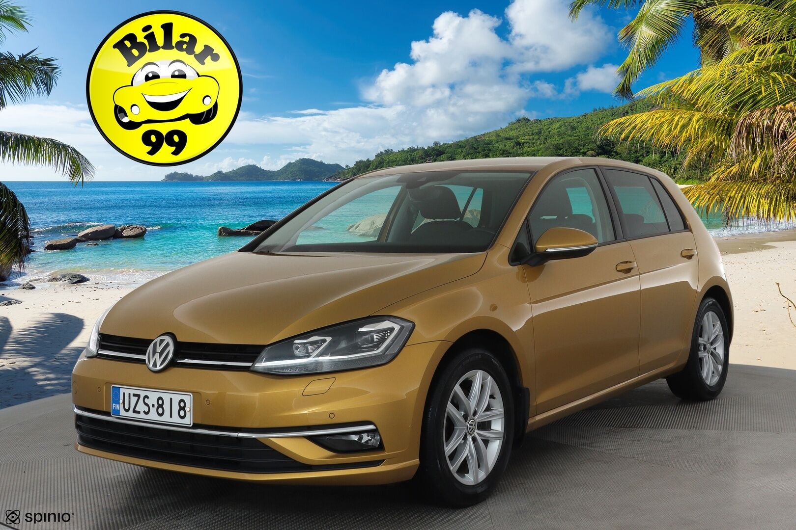 Volkswagen Golf 2017 Highline 1,4 TSI 92kW **ACC / Webasto / LED / Navi / P.kamera / KeylessGo / Digimittaristo** - Suomi-auto / Kahdet renkaat aluvanteilla