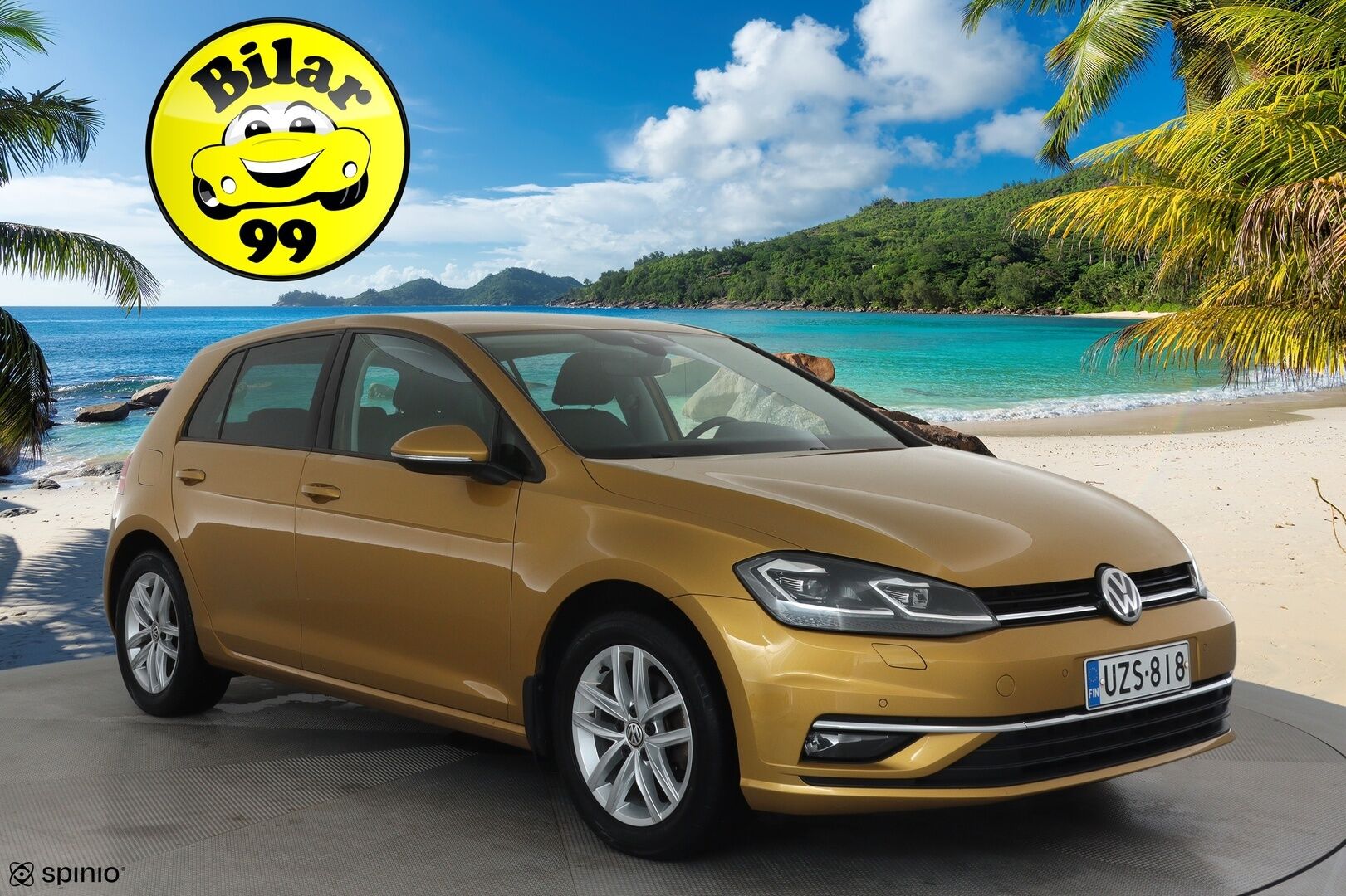 Volkswagen Golf 2017 Highline 1,4 TSI 92kW **ACC / Webasto / LED / Navi / P.kamera / KeylessGo / Digimittaristo** - Suomi-auto / Kahdet renkaat aluvanteilla