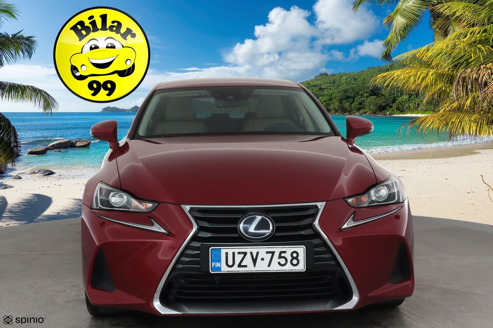 Lexus IS 2017 300h Hybrid A Executive *ACC / P.kamera / LED / Facelift / Puolinahat / Lohkolämmitin / KeylessGo* - Suomi-auto / Kahdet renkaat aluvanteilla / Merkkihuollettu / Juuri huollettu!