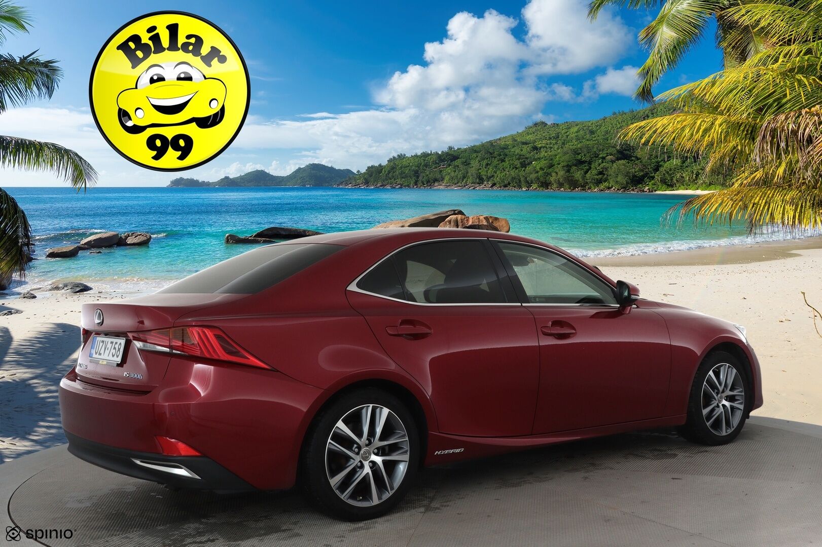 Lexus IS 2017 300h Hybrid A Executive *ACC / P.kamera / LED / Facelift / Puolinahat / Lohkolämmitin / KeylessGo* - Suomi-auto / Kahdet renkaat aluvanteilla / Merkkihuollettu / Juuri huollettu!