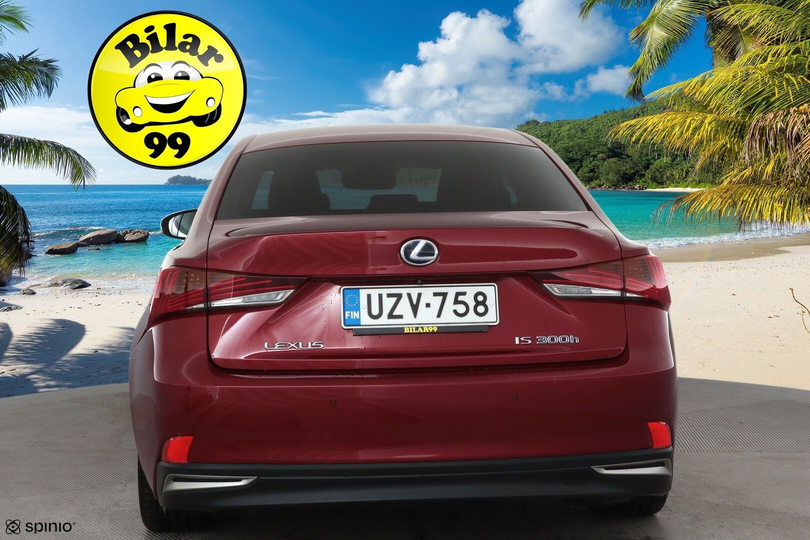 Lexus IS 2017 300h Hybrid A Executive *ACC / P.kamera / LED / Facelift / Puolinahat / Lohkolämmitin / KeylessGo* - Suomi-auto / Kahdet renkaat aluvanteilla / Merkkihuollettu / Juuri huollettu!