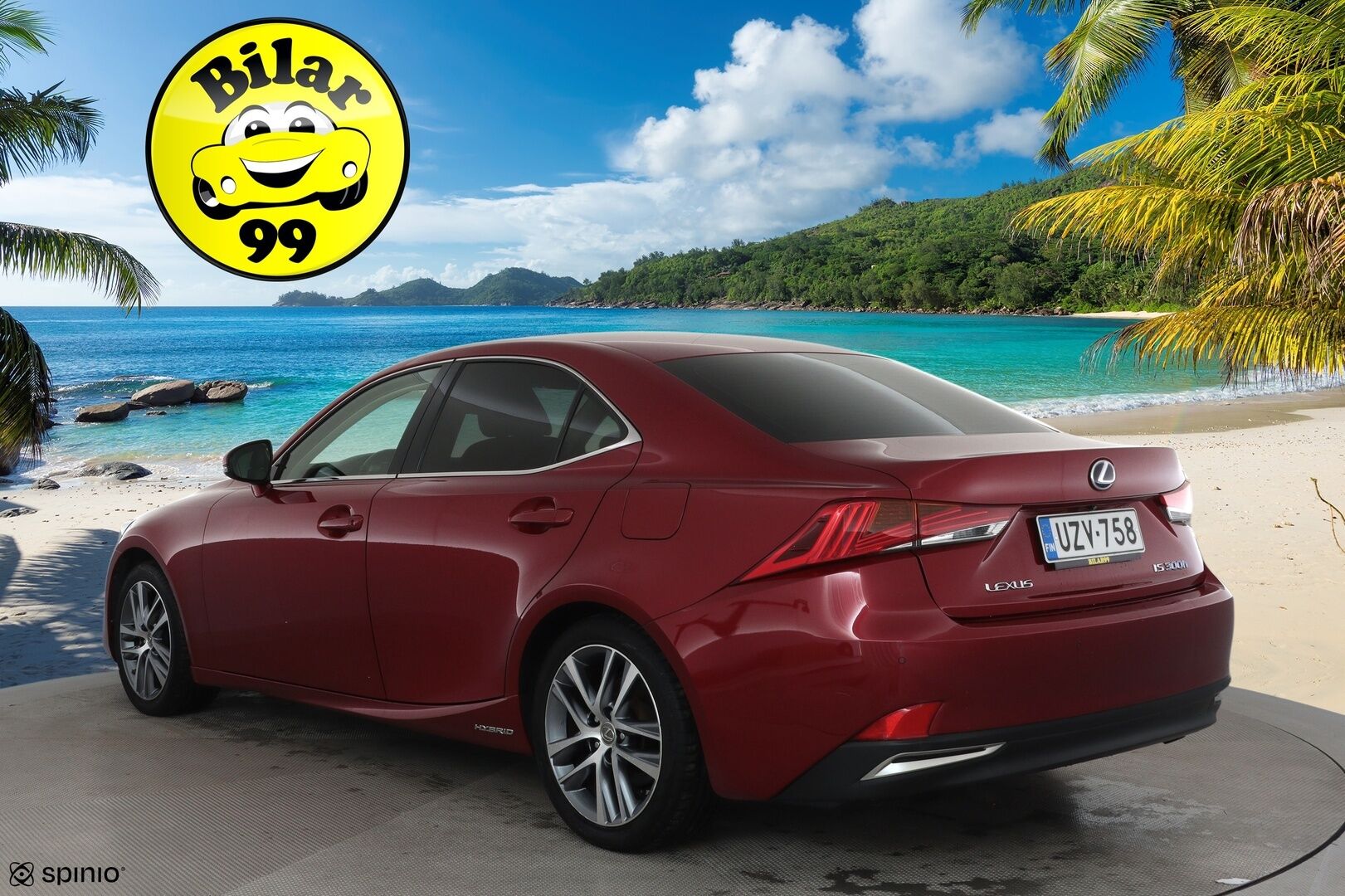 Lexus IS 2017 300h Hybrid A Executive *ACC / P.kamera / LED / Facelift / Puolinahat / Lohkolämmitin / KeylessGo* - Suomi-auto / Kahdet renkaat aluvanteilla / Merkkihuollettu / Juuri huollettu!