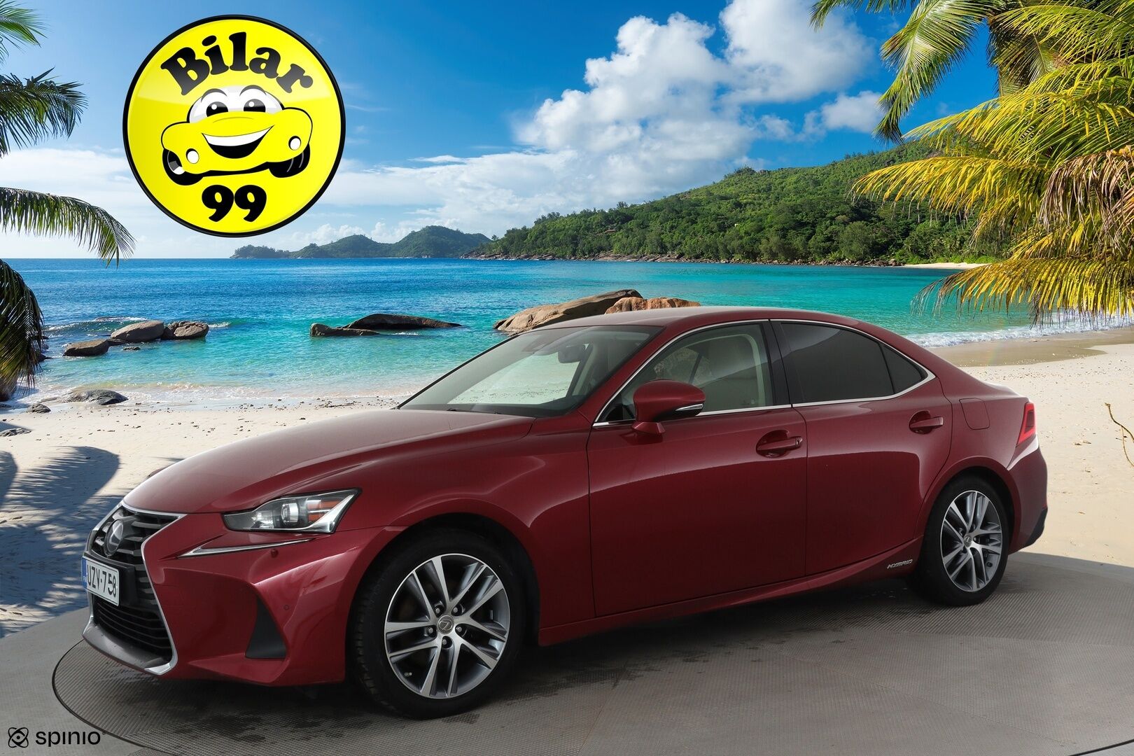 Lexus IS 2017 300h Hybrid A Executive *ACC / P.kamera / LED / Facelift / Puolinahat / Lohkolämmitin / KeylessGo* - Suomi-auto / Kahdet renkaat aluvanteilla / Merkkihuollettu / Juuri huollettu!