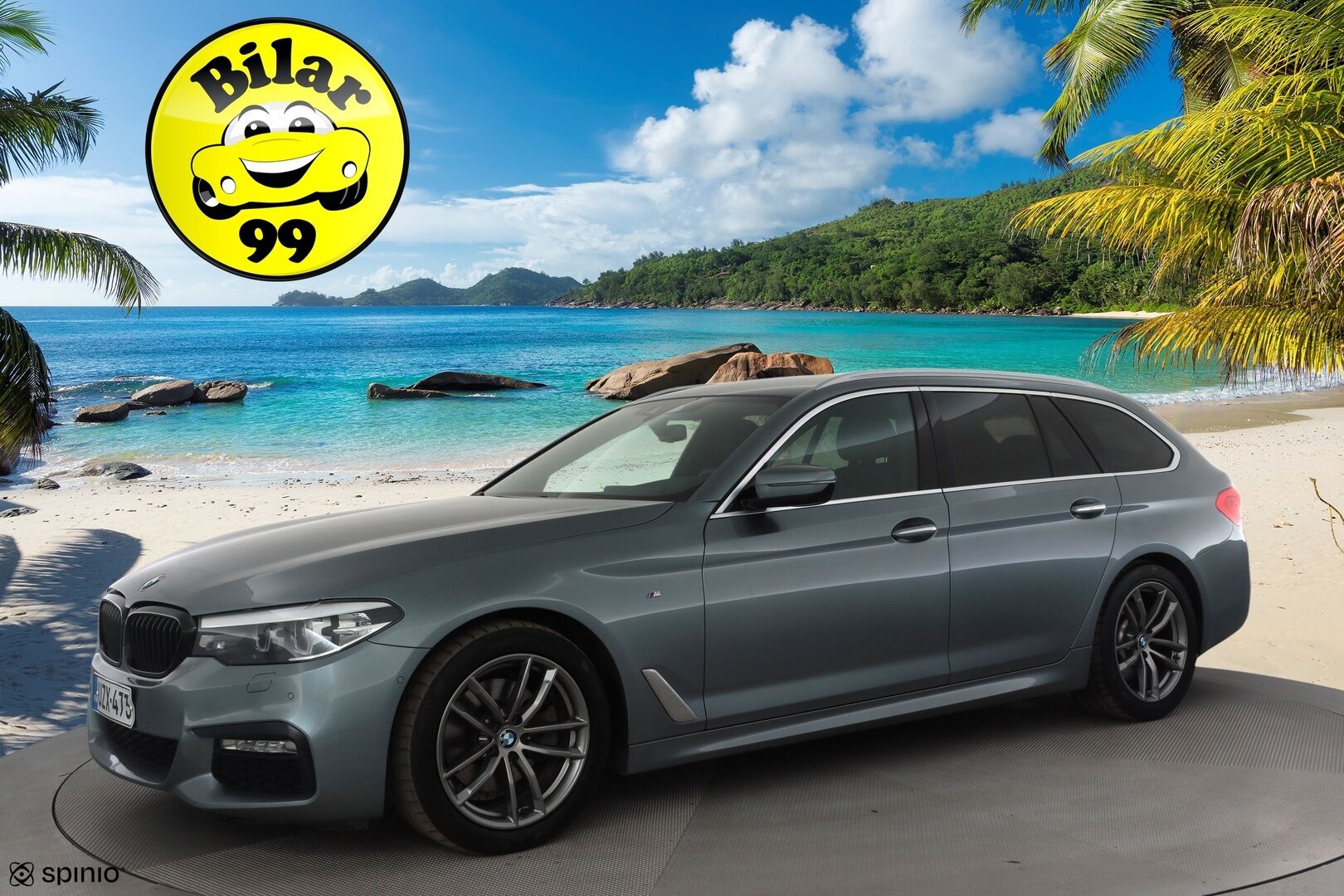 BMW 520 2019 G31 Touring 520d A xDrive Business M-Sport * HiFi / Lohkolämmitin / Adapt.LED / P.Kamera / Sportpenkit / Navi / Koukku * - *Suomi-auto / Kahdet renkaat / Merkkihuollettu!*