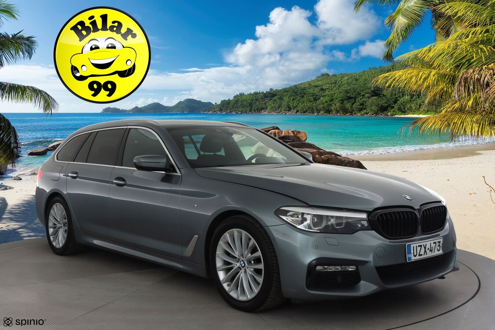 BMW 520 2019 G31 Touring 520d A xDrive Business M-Sport * HiFi / Lohkolämmitin / Adapt.LED / P.Kamera / Sportpenkit / Navi / Koukku * - *Suomi-auto / Kahdet renkaat / Merkkihuollettu!*