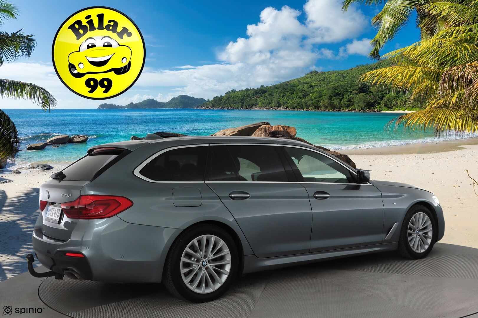 BMW 520 2019 G31 Touring 520d A xDrive Business M-Sport * HiFi / Lohkolämmitin / Adapt.LED / P.Kamera / Sportpenkit / Navi / Koukku * - *Suomi-auto / Kahdet renkaat / Merkkihuollettu!*