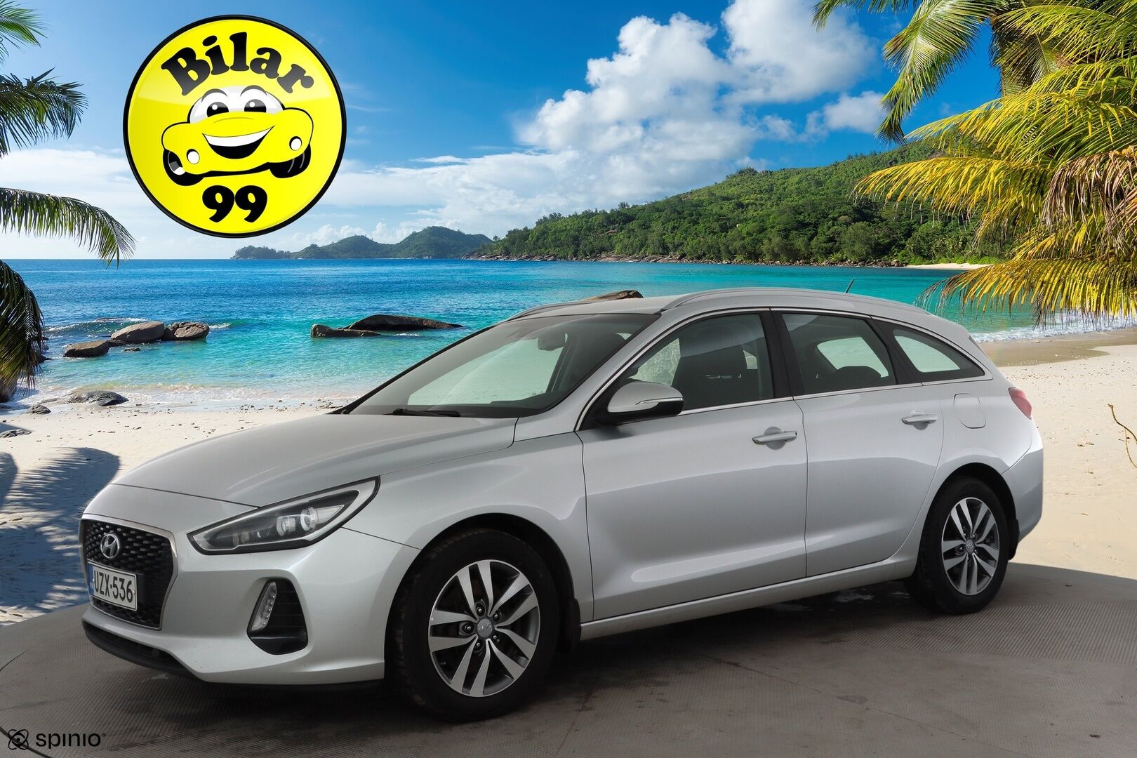 Hyundai i30 Wagon 2018 1,0 T-GDI Comfort Limited * 1.Om Suomi-auto / Vakkari / P.kamera / LED / Lohkolämmitin / Kaistavahti * - Kahdet renkaat aluvanteilla - HULLU BLACKWEEK KORKOTARJOUS 2,49%