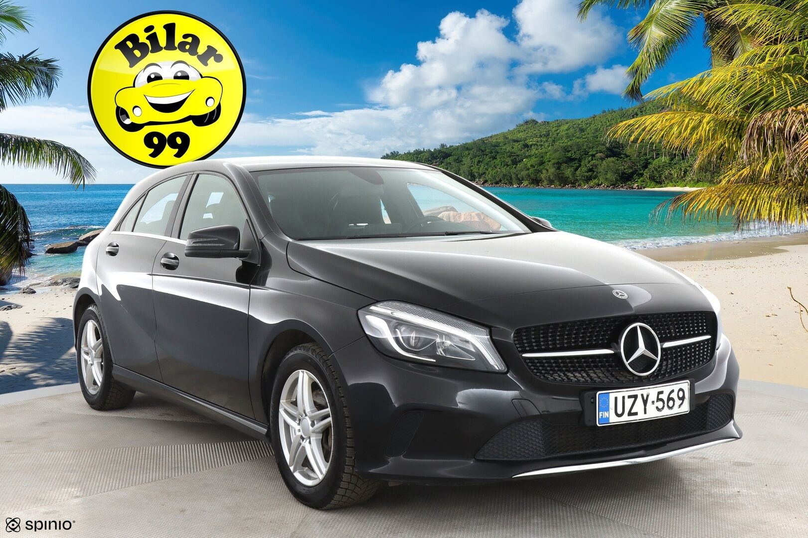 Mercedes-Benz A 2017 180 d A Premium Business * Kahdet renkaat*/ *P-Kamera* / *Juuri Huollettu* - Edullinen premium peli järkevillä kilsoilla!