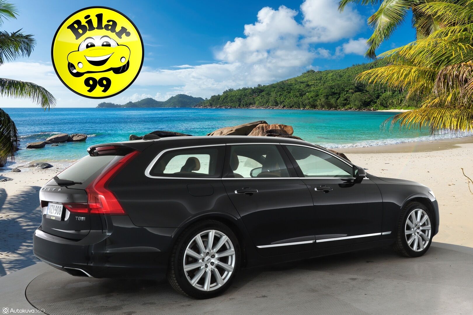 Volvo V90 2018 T8 AWD Inscription aut **Pa-lämmitin / Panorama / Adapt.vakkari / Muistipenkki / 360 Kamera / Koukku / Keyless / Full LED** - Suomi-auto