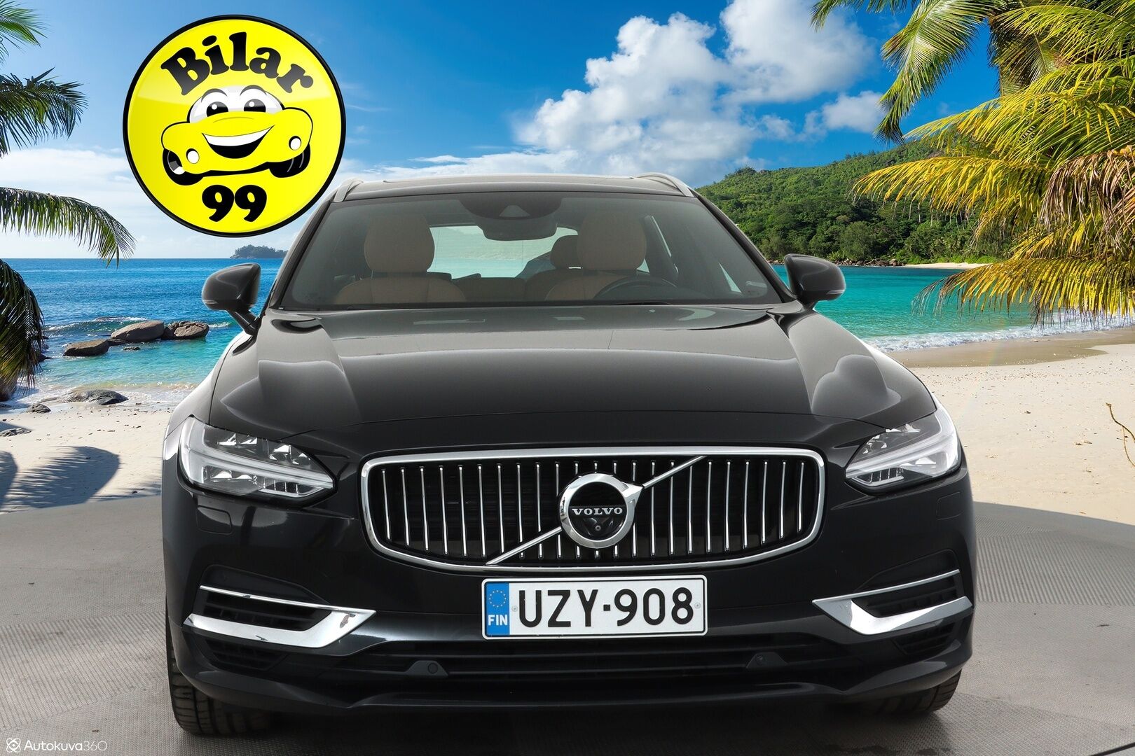 Volvo V90 2018 T8 AWD Inscription aut - Suomiauto / Webasto / Adapt.Vakkari / Panorama / 360-Kamera / Vetokoukku / Nahkasisusta / Full LED / Huippuvarusteet!