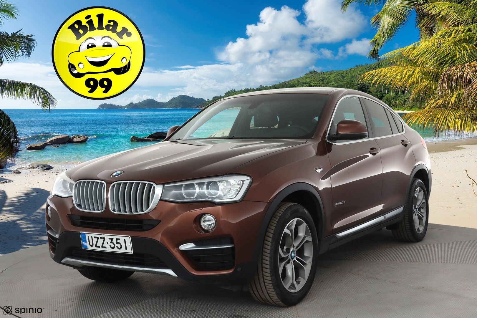 BMW X4 2018 F26 xDrive20d A Business Pro xLine * Webasto / Koukku / Adapt.Xenon / HiFi / Sportnahat / P.Tutkat / Navi * - Comfort Access / Facelift / Suomi-auto / Kahdet renkaat aluvanteilla / Merkkihuollot