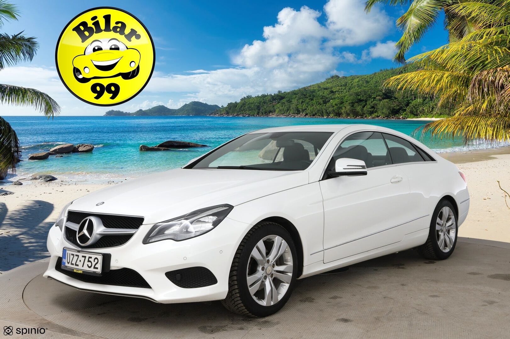 Mercedes-Benz E 2015 200 BE Coupé A / Lohko + sisä / P. Tutkat / Puolinahat / Navi / Juuri huollettu / 2x Hyvät renkaat - Juuri Saapunut! Upea yksilö