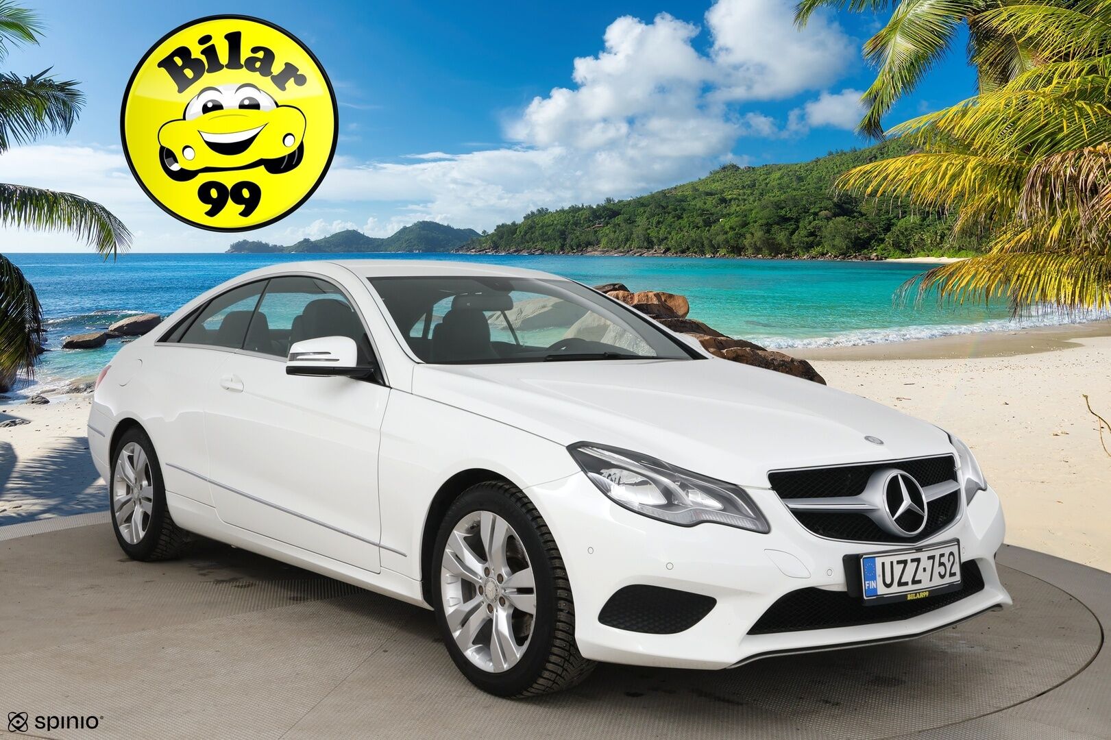 Mercedes-Benz E 2015 200 BE Coupé A / Lohko + sisä / P. Tutkat / Puolinahat / Navi / Juuri huollettu / 2x Hyvät renkaat - Juuri Saapunut! Upea yksilö