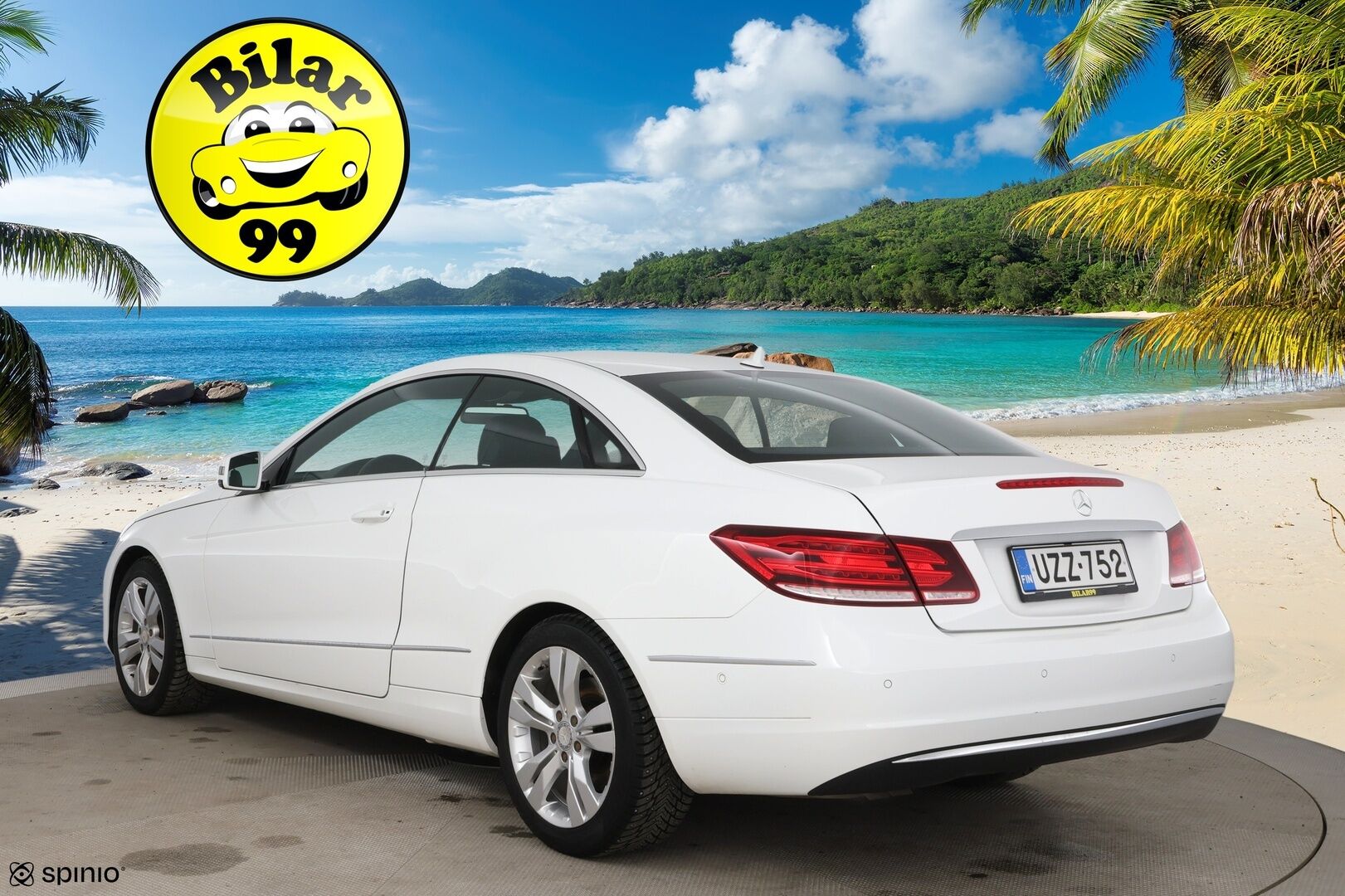 Mercedes-Benz E 2015 200 BE Coupé A / Lohko + sisä / P. Tutkat / Puolinahat / Navi / Juuri huollettu / 2x Hyvät renkaat - Juuri Saapunut! Upea yksilö