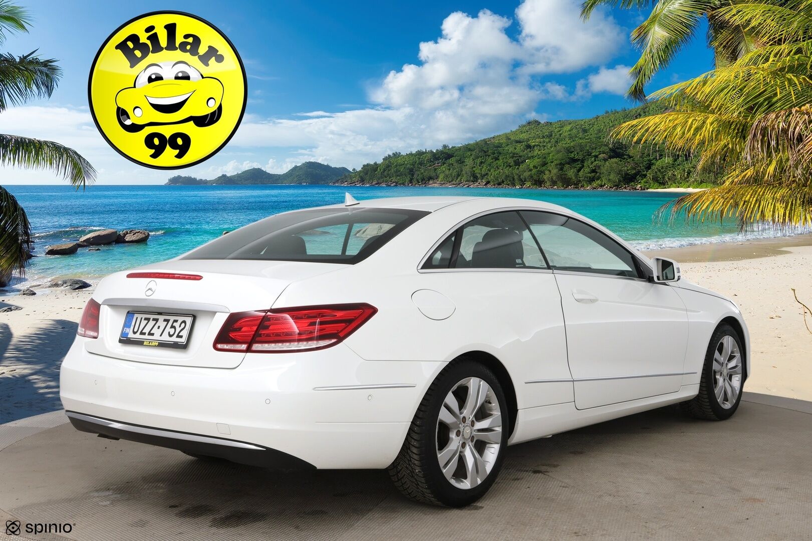 Mercedes-Benz E 2015 200 BE Coupé A / Lohko + sisä / P. Tutkat / Puolinahat / Navi / Juuri huollettu / 2x Hyvät renkaat - Juuri Saapunut! Upea yksilö