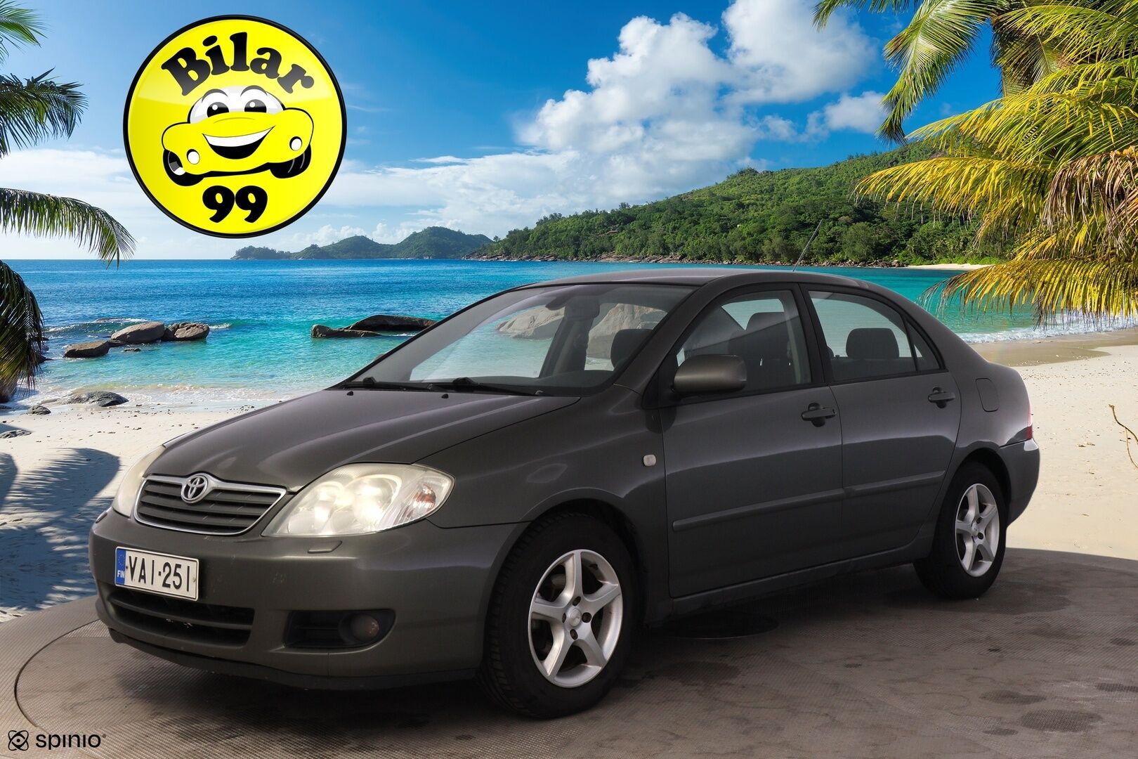 Toyota Corolla 2005 4D COROLLA SEDAN 1.6-ZZE121L-DEMNKW/260 - https://huutokaupat.com/kohde/5681115/toyota-corolla-2005