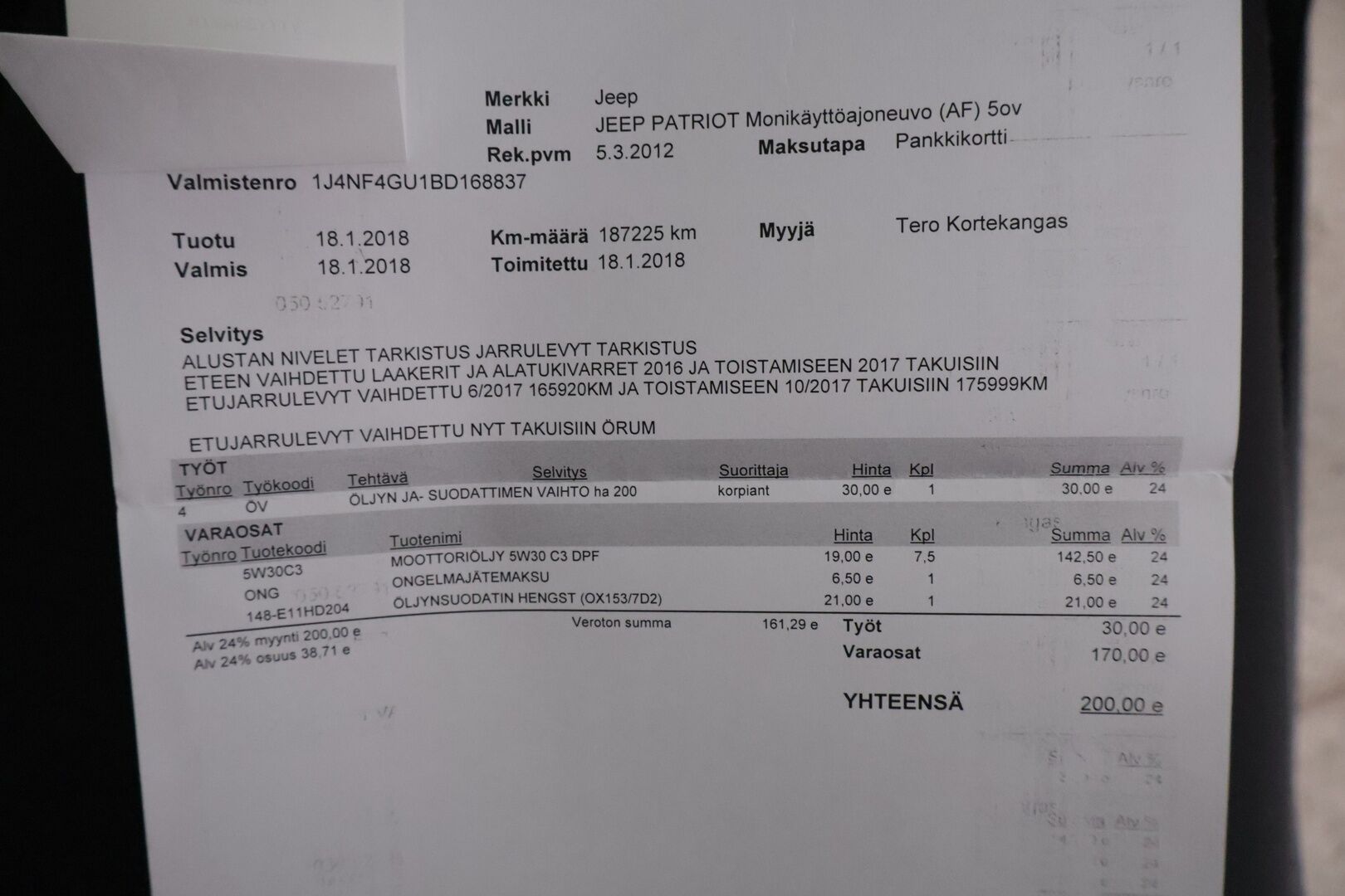 Jeep Patriot 2012 2,2 CRD Limited  *Myydään huutokaupat.com* - *Vaalea nahka sisusta / Koukku / Suomi auto*